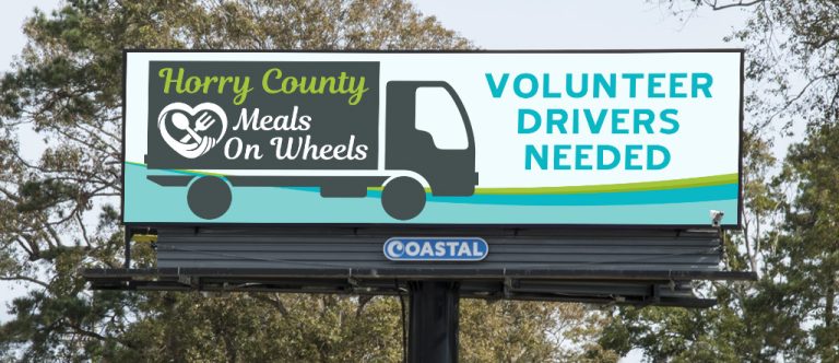 Horry County Meals on Wheels Billboard advertisement
